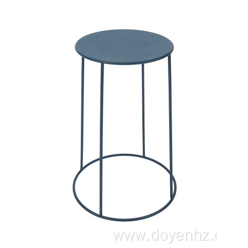 Metal Stackable Round Side Table(H63CM)